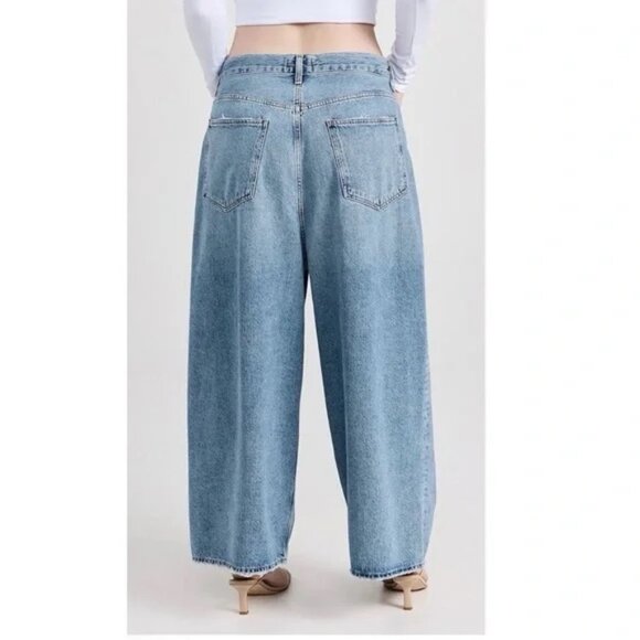 NWT Agolde Aritzia Valeria Jean Temor Wash Baggy Wide Leg Size 25 - Picture 3 of 7
